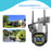 Camera Supraveghere IP PTZ 8 MEGAPIXELI, Camera Duala, Wireless, 320°, 1080p, IR+LED, Exterior, ONVIF, NVR, Senzor Miscare, Alarma