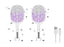 Set 2 Palete Electrice Anti-Insecte, cu USB – 1200mAh, Lumina Integrata