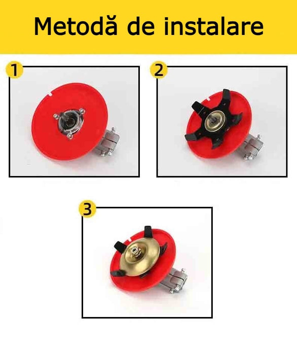 DISC 2 LAME MOTOCOASA, PENTRU PLIVIT, INDEPARTARE BURUIENI