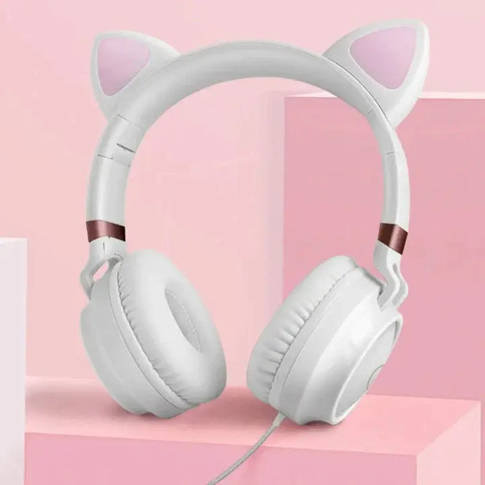 Casti Wireless cu model urechi de pisica, pliabile Cosul magic
