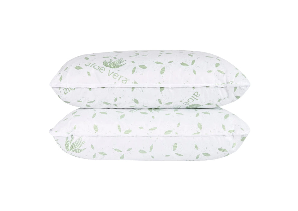 Set 2 Perne Matlasate Antialergice cu Aloe Vera 50x70cm