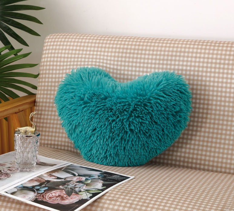 Perna decorativa fluffy , turqoise