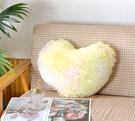 Perna decorativa fluffy , crem