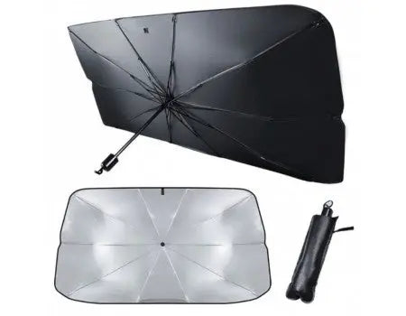 Parasolar pliabil tip umbrela pentru parbrizul masinii Cosul magic