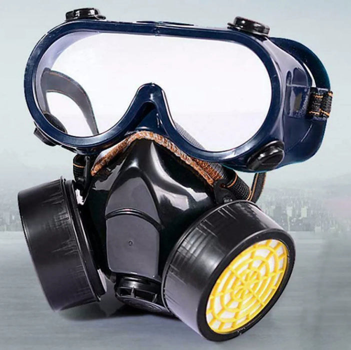 Masca de protectie, anti praf si vapori, anti-poluare cu filtre interschimbabile