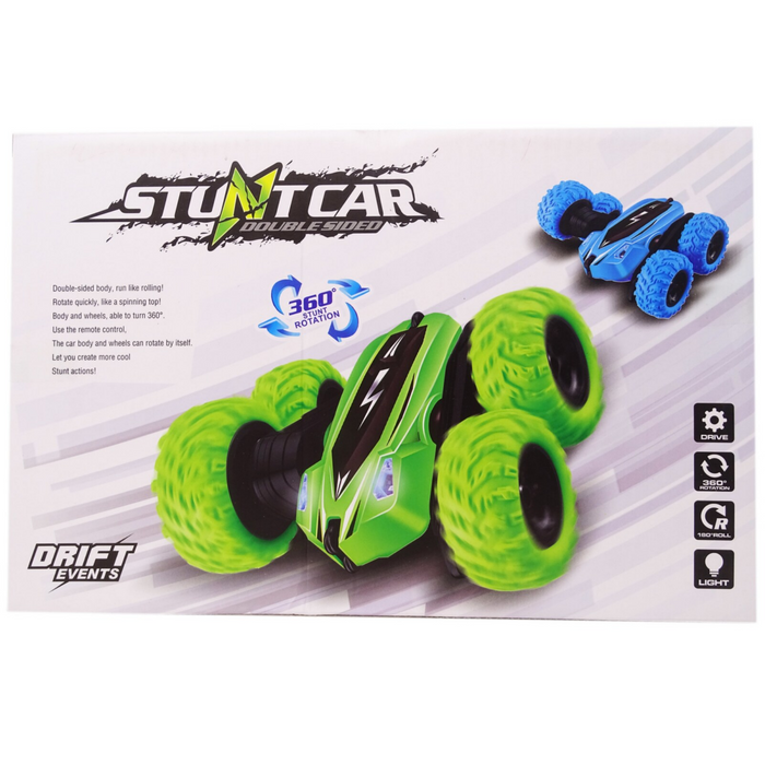 Vehicul RC Stunt Car Rosu si verde  27 MHz