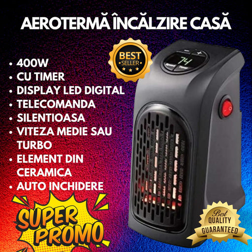 Aeroterma portabila Handy Heater, putere 400W