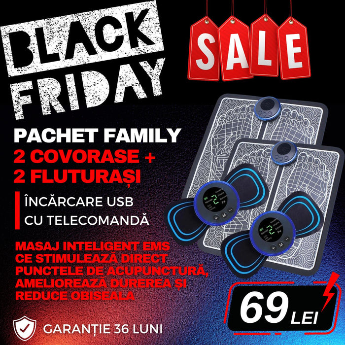 Pachetul Family 2 covorase 2 fluturasi BLACKFRIDAY