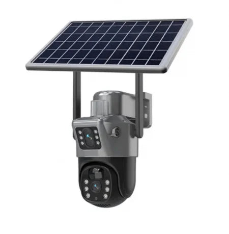 CAMERA DE SUPRAVEGHERE CU PANOU SOLAR SLOT DE CARTELA wi-fi DUBLA