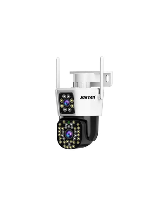 Camera Dubla WiFi Jortan - 16MP, Full HD 4K cu Alarma Integrata, Detectare Umana si Recunoastere Faciala