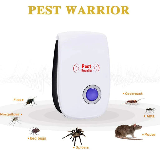 SET X 2 sau 4 x APARAT CU ULTRASUNETE PEST REPELLER - ANTI ROZATOARE, SOARECI, INSECTE, GANDACI, PAIANJENI, PURICI ETC