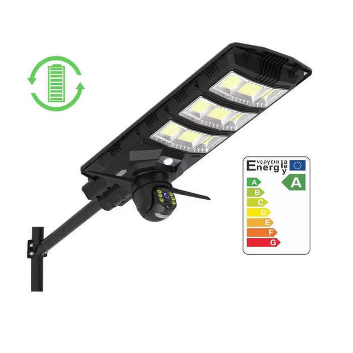 Lampa stradala cu camera 4G  8MP, 28000mAh viziune nocturna si color IP66