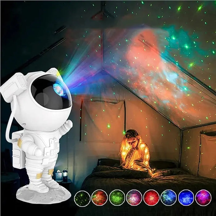 Lampa Led cu Proiector Astronaut Cosul magic