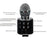 Microfon wireless pentru karaoke, cu bluetooth