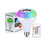 Bec Muzical Inteligent Led, cu Bluetooth, Telecomanda, Lumini colorate, Magphone