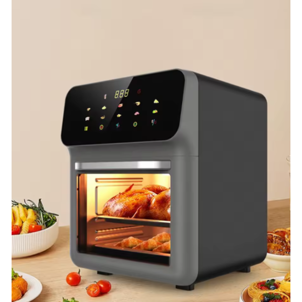 Friteuza cu aer cald AirFryer 2400W 8 L si 10 L  si afisaj digital, LCD Touch control