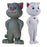 Set 2 jucarii interactive: pisicile Talking Tom + Talking Angela Cosul magic