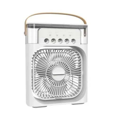 PROMO 1+1 GRATIS Ventilator portabil 3 in 1 - racorire, umidificare si iluminare in 7 culori