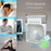 PROMO 1+1 GRATIS Ventilator portabil 3 in 1 - racorire, umidificare si iluminare in 7 culori