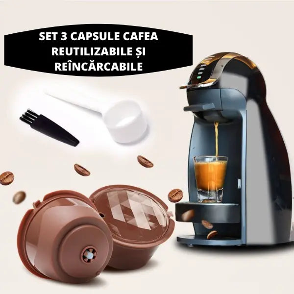 Set 3 Capsule Cafea Reutilizabile NNESPRESSO PreturiFaraEgal.ro