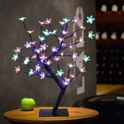 Copacel de Craciun, 36 LED Cherry, Blossom Bonsai