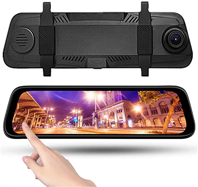 Camera auto tip oglinda retrovizoare Starlight Night Vision, 10 inch, LCD, dual cam