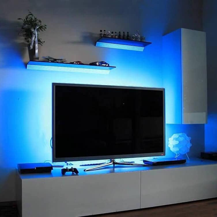 Banda LED Ambilight pentru iluminare fundal TV cu telecomanda si alimentare USB
