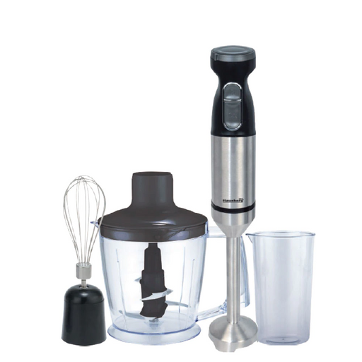 Blender de mana profesional, Hausberg HB-7700, 4 in 1, Cana 1000ml, Tel, Tocator, putere 1000W